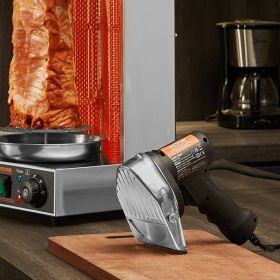 Electric Shawarma Knife, 80W Professional Turkish Kebab Knife, Commercial Stainless Steel Gyro Cutter, Doner Kebab Meat Slicer With 2 Blades, Î¦4'/100